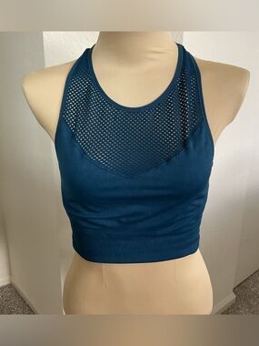 JoyLab Crop/Sports Bra with Mesh Detail XL
